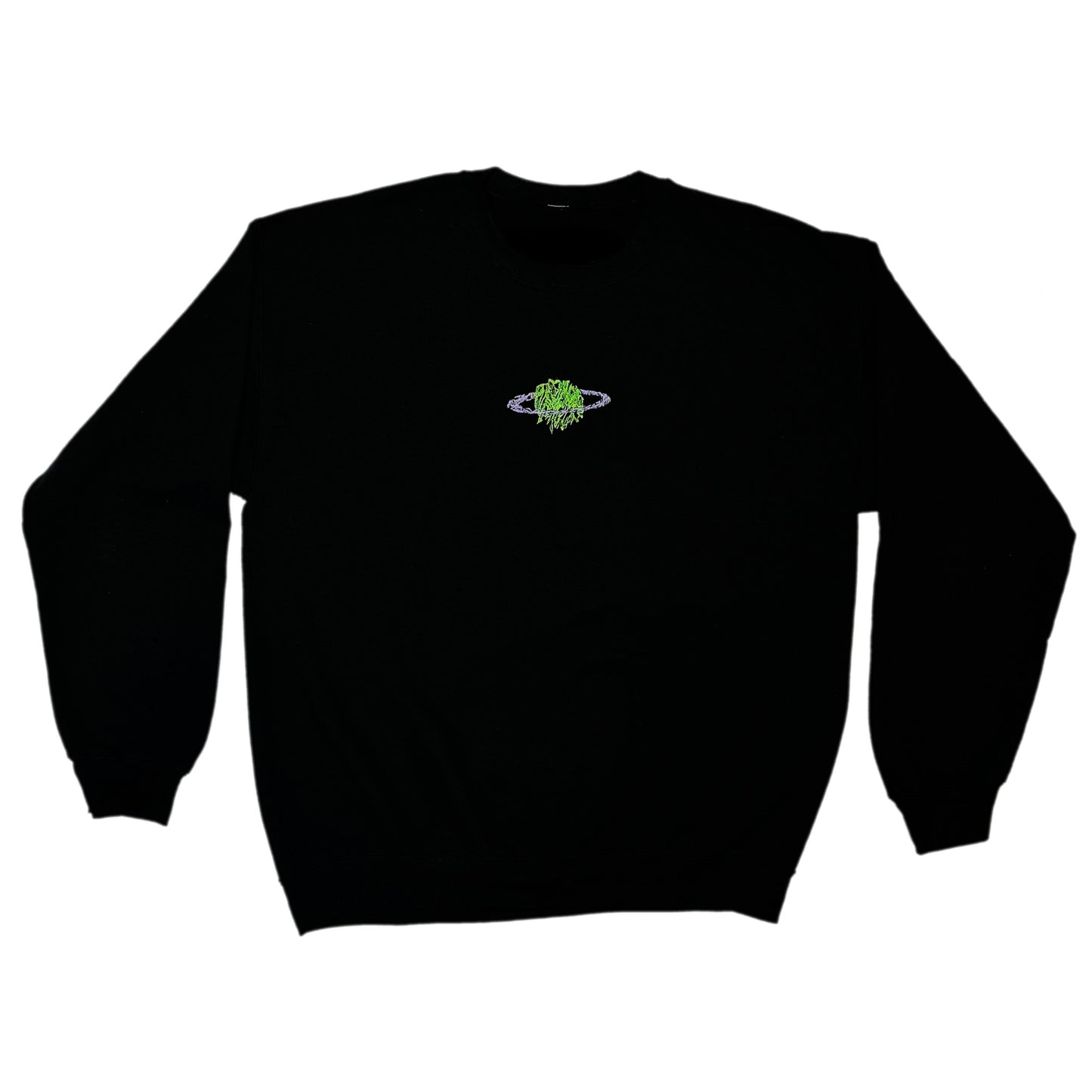 DRIPPY trippy planet crewneck
